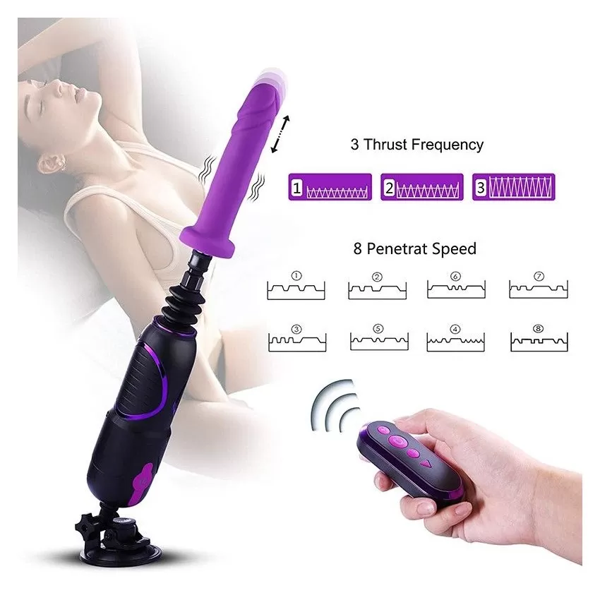 Hismith Pro Traveler Portable Sex Machine With Remote Controller