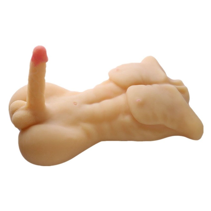 Full Solid Silicone Male Doll with Big Dildo Sex Doll for Women or